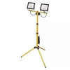 EMOS Hobby Slim LED reflektor 2x 30W + háromlábú állvány, 4000K, 2400, 220–240V, CRI> 80, fekete, sárga, Természetes fehér, IP65, ZS2231.2