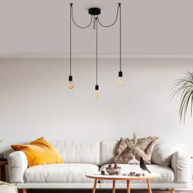   Opviq , 892OPV1807 , Kabluni - MR - 927 , Fekete Színű , Csillár , E27 Foglalattal