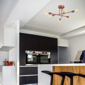   Opviq , 521SHN1131 , Flower - 173-AV , Réz Színű , Csillár , E27