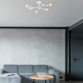   Opviq , 521SHN3434 , Flower - 175 , Fehér Színű , Csillár , E27