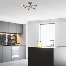   Opviq , 521SHN3435 , Flower - 176 , Vintage Stílusú , Csillár , E27