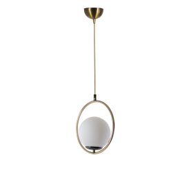   Opviq , 846STL2845 , Ring , Fehér 
Réz Színű , Csillár , E27 Foglalattal