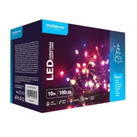   Led fényfüzér , beltéri/kültéri , RGB , 100 LED , 10 m  , IP44 , Modee