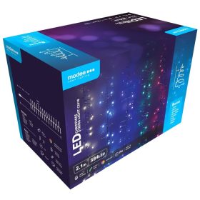   Modee Karácsonyi LED Füzér Plastic Adapteres C2018 (384LED/2,1m) multicolor