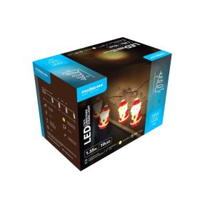   Modee Karácsonyi LED Füzér Plastic Elemes C1013 (10LED/1,35m/15cm) warm