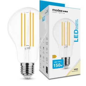   LED lámpa , égő , izzószálas hatás , filament  , E27 foglalat , A70 , 17 Watt , 2452 lumen , természetes fehér , Modee