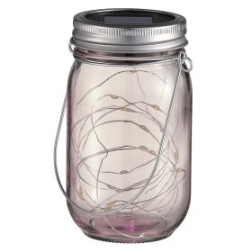   Modee Lighting LED Szolár Napelemes Dekor Kerti Üveg Lampion DS005(12db/display)