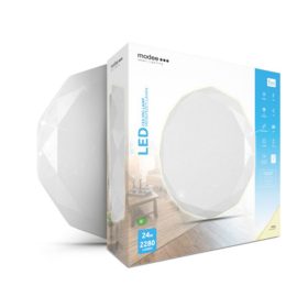   Led lámpatest , mennyezeti , 18W , természetes fehér , kristály hatású , Modee