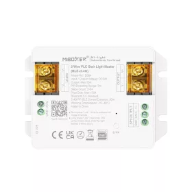   MiBoxer BS64 kétvezetékes PLC lépcsővilágítás vezérlő, Bluetooth + 2.4GHz RF, 24V, 480W, 64 lépcsőfok