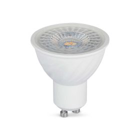  LED spot égő, 6w, 3000K, meleg fehér, 445lm, GU10, 110°, fehér, CRI>80, dimmelhető, V-TAC, 211981