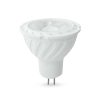 LED spot égő, 6w, 4000K, természetes fehér, 445lm, GU5.3, 110°, fehér, CRI>80, V-TAC, 212051