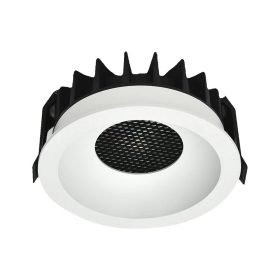   LED-es mélysugárzó Bridgelux chipes méhsejt diffúzoros, 12w, CCT, 1180lm, 24°, fehér, fekete, CRI>90, V-TAC, 23672