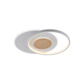   LED mennyezeti lámpa CCT 54w fehér+fa szabályozható fényerejű + távirányítóval, dimmelhető, 4120 lm, Optonica, 19012