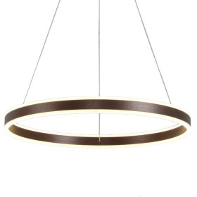   LED függesztett lámpa 60w homokfekete, 3000K, meleg fehér, 4800 lm, Optonica, 19036