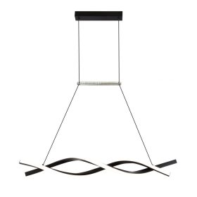   LED függesztett lámpa 28w homokfekete, 3000K, meleg fehér, 2240 lm, Optonica, 19038