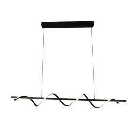   LED függesztett lámpa 30w homokfekete, 3000K, meleg fehér, 2400 lm, Optonica, 19040