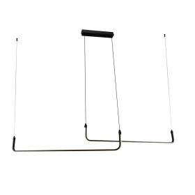   LED függesztett lámpa 25w homokfekete, 3000K, meleg fehér, 2000 lm, Optonica, 19041