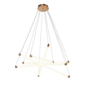   LED függesztett lámpa 35w réz, 3000K, meleg fehér, 2800 lm, Optonica, 19069