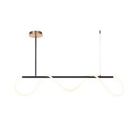   LED mennyezeti lámpa 36w fekete, 3000K, meleg fehér, 2880 lm, Optonica, 19071