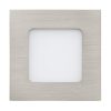 LED panel , 3W , süllyesztett , négyzet , meleg fehér , nikkel keret , EGLO , FUEVA 1 , 94519