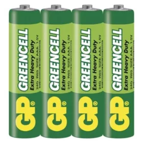 GP Greencell elem AAA 4db/fólia, 1,5V, B12104