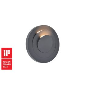   LUTEC MOOV LED falilámpa , két külön állítható fénycsóvával , 7.8W, sötétszürke , IP54