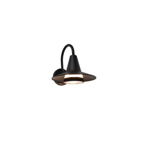 LUTEC SWAN fali lámpa , fekete , E27 foglalattal , IP54