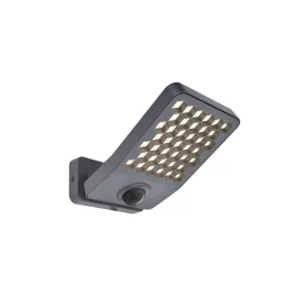   LUTEC ATLANTIS small LED fali mozgásérzékelős lámpa , sötétszürke , 14W , 2000lm , természetes fehér , IP54