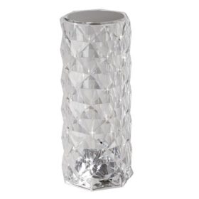   LED lámpatest , asztali , 0.6 Watt , USB , érintős , RGB , kristály hatású , EGLO , Lucignano , 75816