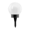 Led lámpatest , napelemes , földbe leszúrható , gömb , 15 cm , meleg fehér , EGLO , 22441