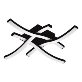   LED lámpa , mennyezeti , 20W , fekete , meleg fehér , műanyag , EGLO , ECO RANGE , CABEZAS-E , 74042