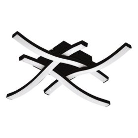   LED lámpa , mennyezeti , 20W , fekete , természsetes fehér , műanyag , EGLO , ECO RANGE , CABEZAS-E , 74044