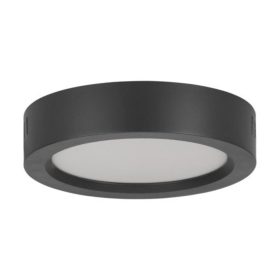   LED panel , falon kívüli , 8W , kerek , fekete , 16 cm , meleg fehér , műanyag , EGLO , ECO RANGE , IDUN-E , 74156