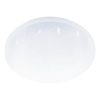 LED lámpa , fali , mennyezeti , 18W , kerek , fehér , 31 cm , meleg fehér , műanyag , kristály hatású , EGLO , ECO RANGE , POGLIOLA-E , 74032