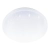 LED lámpa , fali , mennyezeti , 10W , kerek , fehér , 26 cm , természetes fehér , műanyag , kristály hatású , EGLO , ECO RANGE , POGLIOLA-E ,  74067