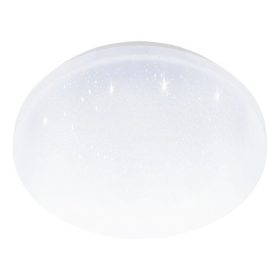   LED lámpa , fali , mennyezeti , 10W , kerek , fehér , 26 cm , természetes fehér , műanyag , kristály hatású , EGLO , ECO RANGE , POGLIOLA-E ,  74067