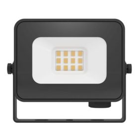   LED reflektor , 10W , természetes fehér , fekete , alumínium , üveg , IP65 , EGLO , ECO RANGE , RISACCA-E , 74011