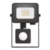LED reflektor , 10W , természetes fehér , fekete , alumínium , üveg , mozgásérzékelős ,  IP44 , EGLO , ECO RANGE , RISACCA-E , 74014