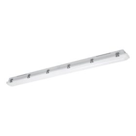   LED lámpatest , 24W , 119 cm , természetes fehér , kompakt armatúra , por- és páravédett , vészvilágító meghajtóval , IP65 , EGLO , 901778