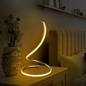   Elegáns arany asztali lámpa, fém ház, 25 cm átmérő, 40 cm magasság | Be/Ki kapcsoló, 80 CRI, IP20, LED aljzat 12W 3000K | Tökéletes modern lakberendezéshez és környezeti világításhoz