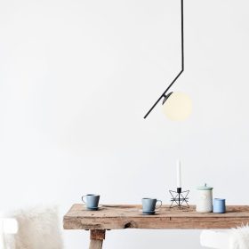   Ipari skandináv csillár, fekete vastest, 25 x 15 cm, Magasság: 76 cm | E27 aljzat, max 40W | Stílusos világítás modern otthonokba, étkezőkbe és lakóterekbe, elegáns és funkcionális dizájn