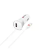 SKROSS USB töltő, autós, szivargyújtó (USB-C, USB-A)