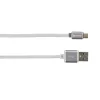SKROSS Steel Line USB kábel, töltő, szinkron (microUSB) 1m