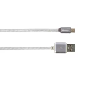   SKROSS Steel Line USB kábel, töltő, szinkron (microUSB) 1m