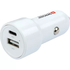   SKROSS dual aut&oacute;s t&ouml;ltő, PD, 65W (USB-A, USB-C) + USB-C k&aacute;bel