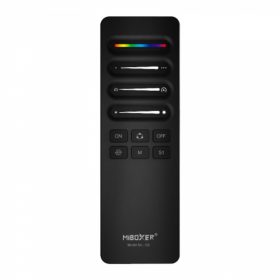   Távirányító Digitális (SPI, futófény) LED szalaghoz (monokróm/RGB /RGBW) , 2.4GHz , fekete , Miboxer , C6