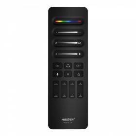   Távirányító Digitális (SPI, futófény) LED szalaghoz , 5in1 (monokróm/CCT/RGB /RGBW/RGB-CCT) , Tuya, DMX , fekete , Miboxer , C9