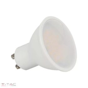   LED spot égő, 2,9w, 4000K, természetes fehér, 250lm, GU10, 100°, fehér/tejfehér búra, CRI>80, V-TAC, 212988